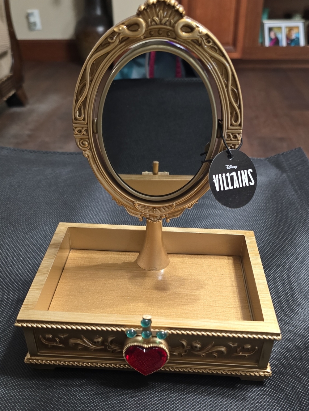 Bath & Body Works Disney Evil Queen Vanity Mirror Jewelry Tray